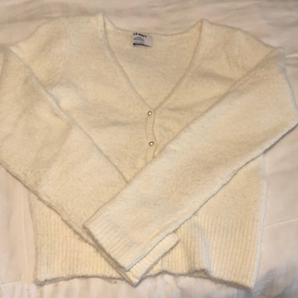 Old Navy cream button front cardigan